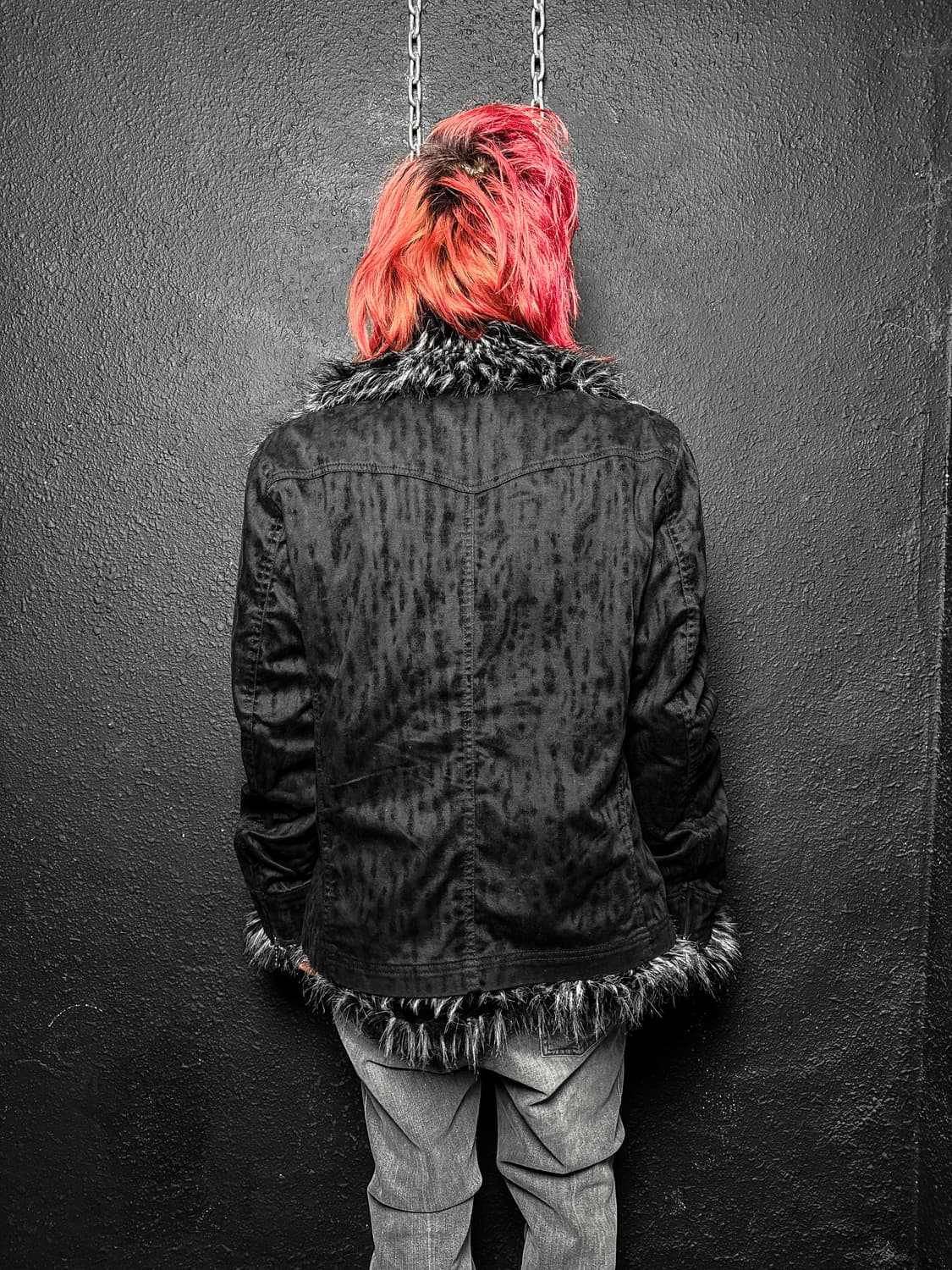 Detachable Fur Trim Jacket 상품이미지5