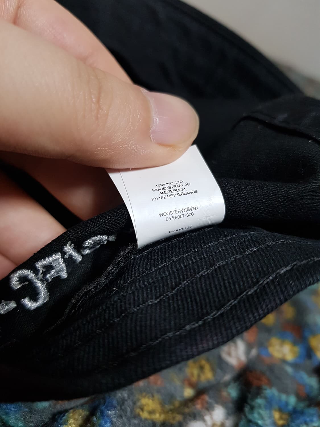 슈프림 밀리터리 캠프캡 모자 볼캡 블랙 22SS 상품이미지9