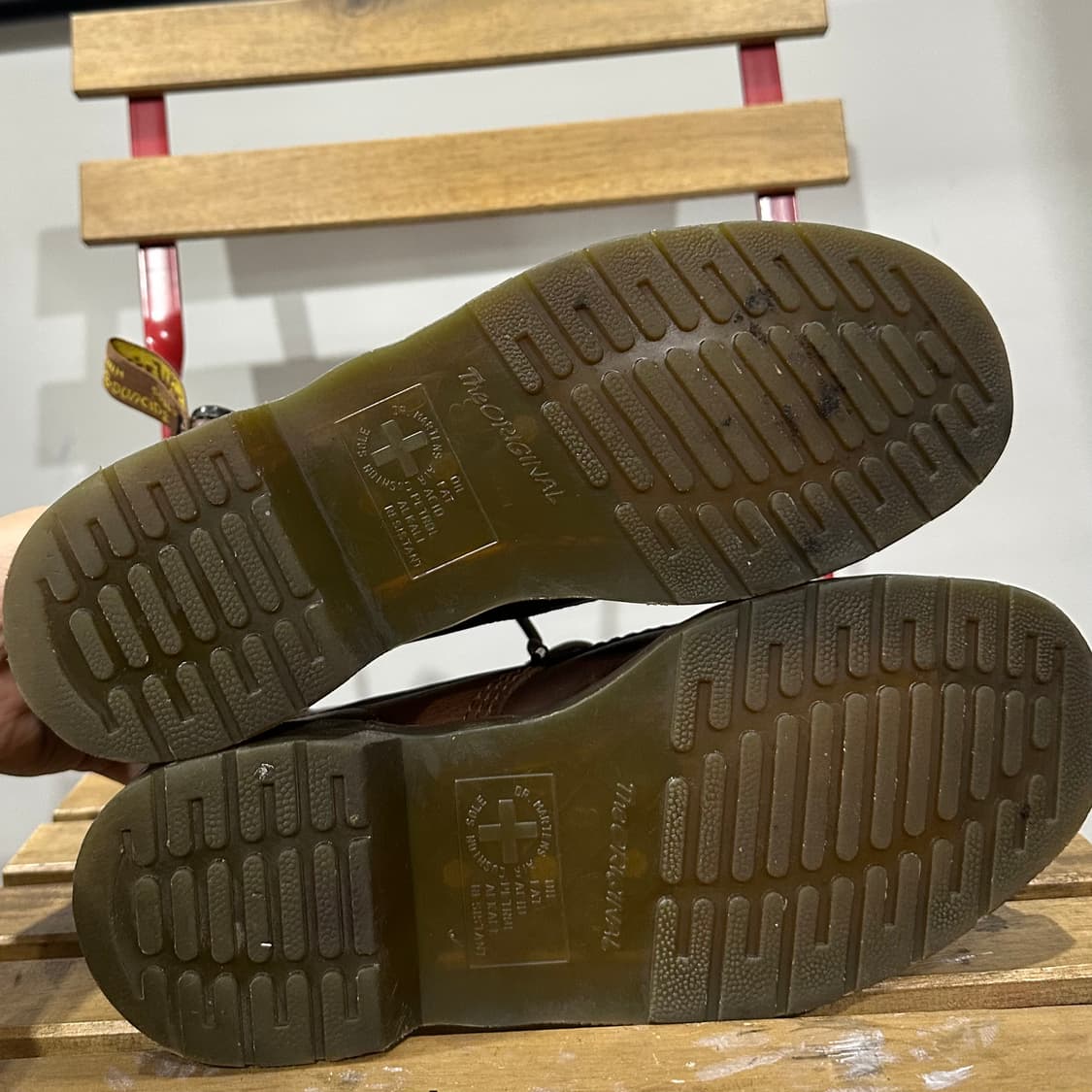 UK8) 닥터마틴 워커 남성 남자 부츠 8홀 브라운 20847 상품이미지6