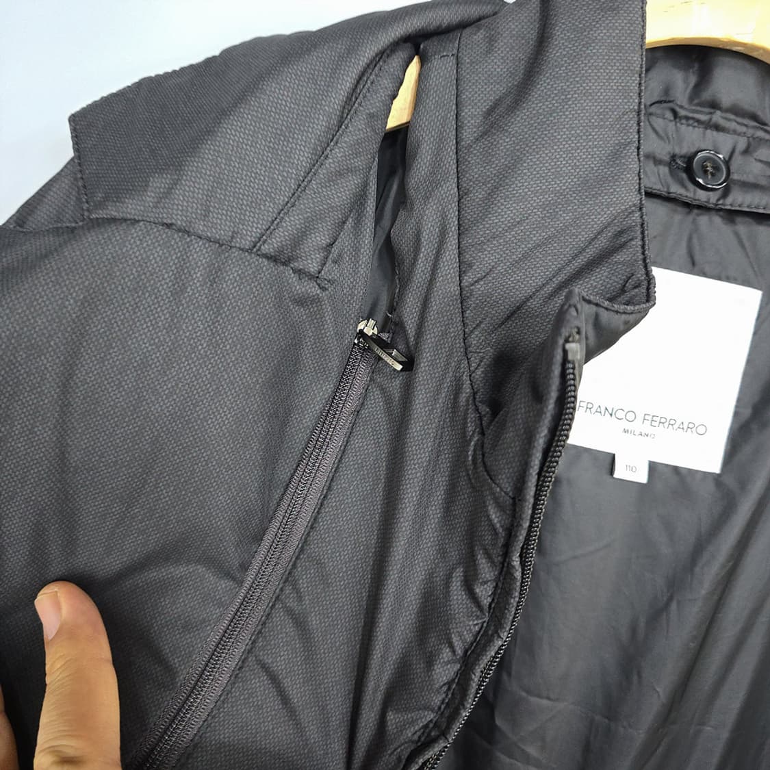 프랑코페라로(Franco Ferraro) 구스다운 롱패딩 110 상품이미지6