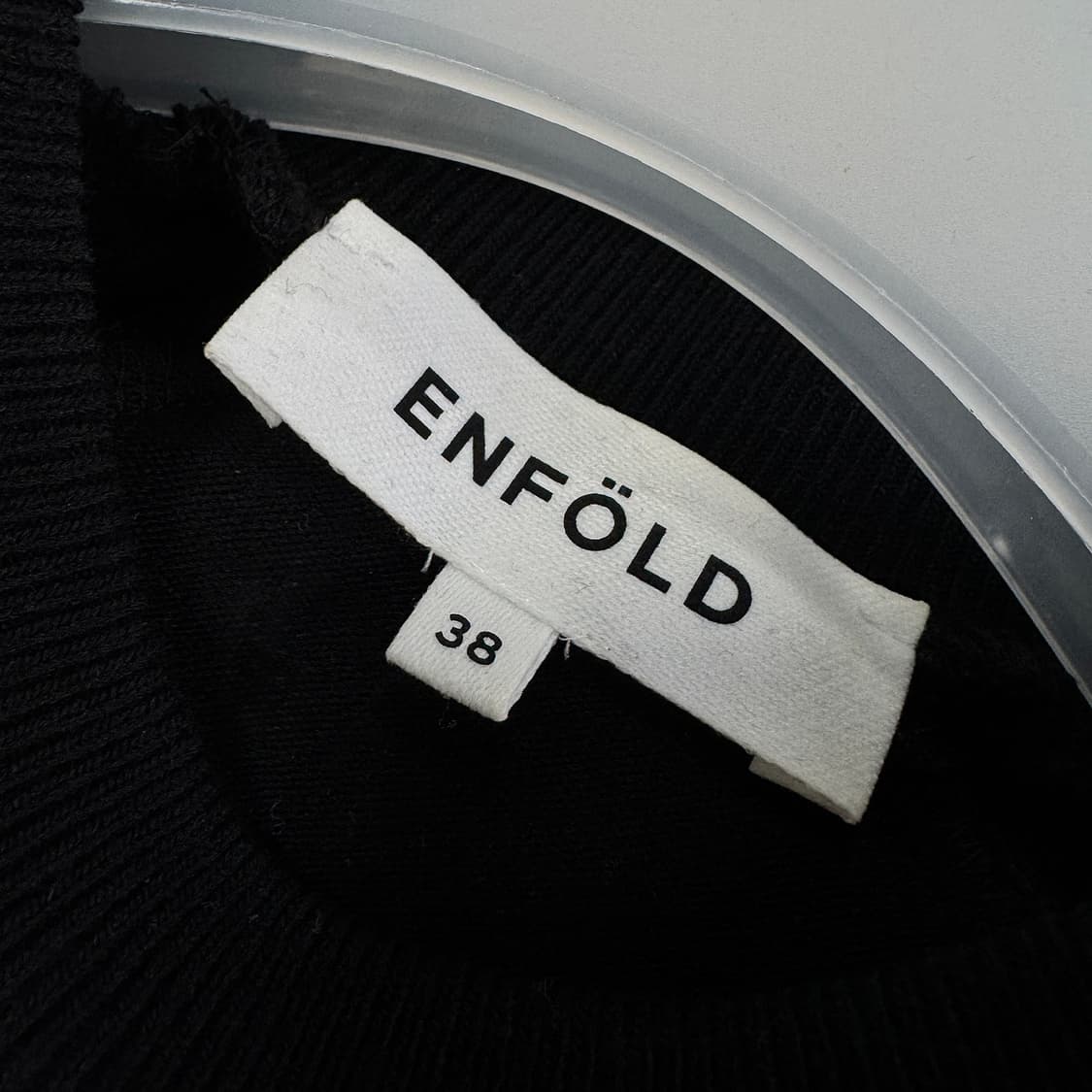 엔폴드 ENFOLD 크롭 니트 탑 상품이미지2