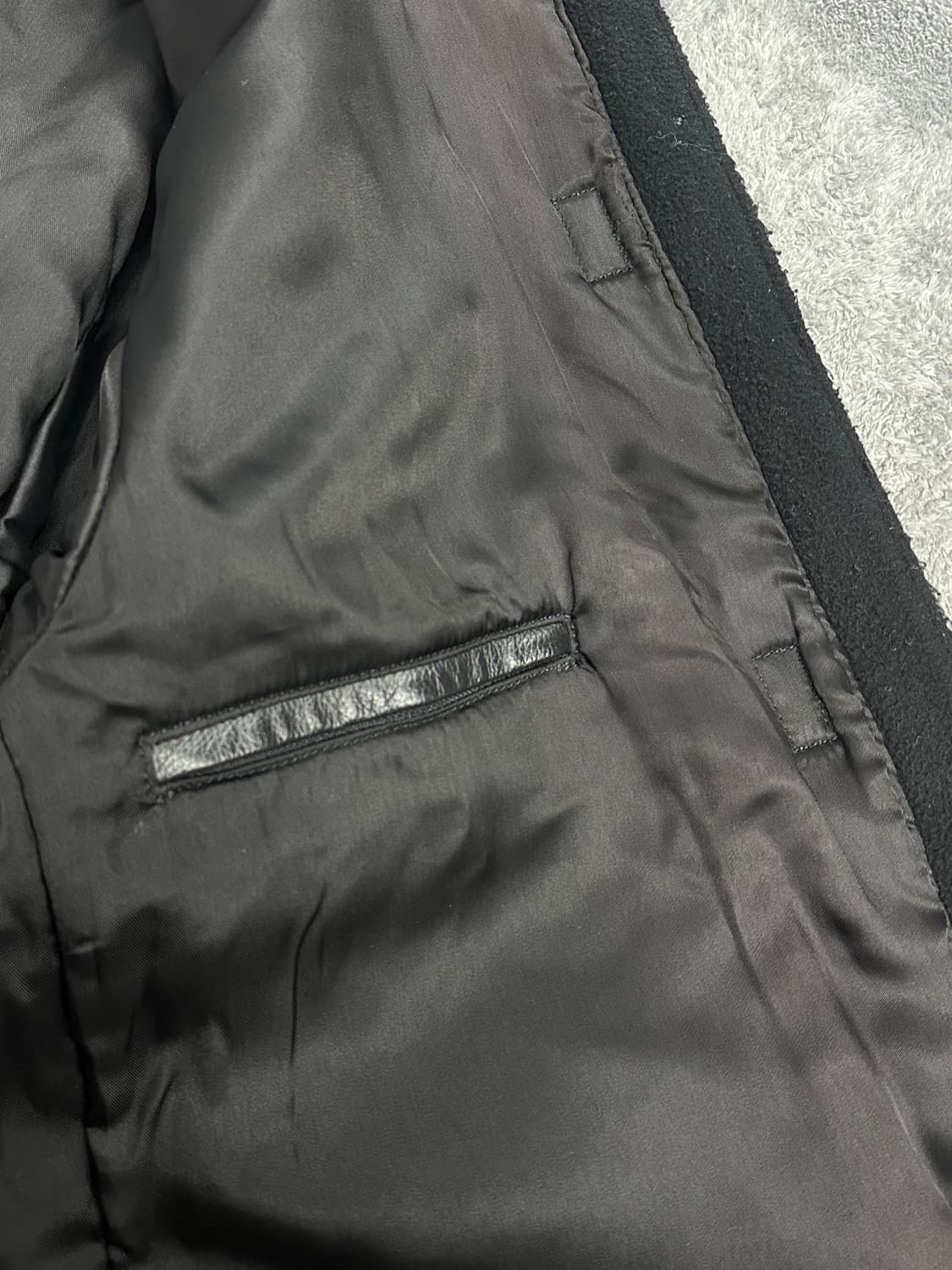 90s Armani Jeans 레더 자켓 M 상품이미지8