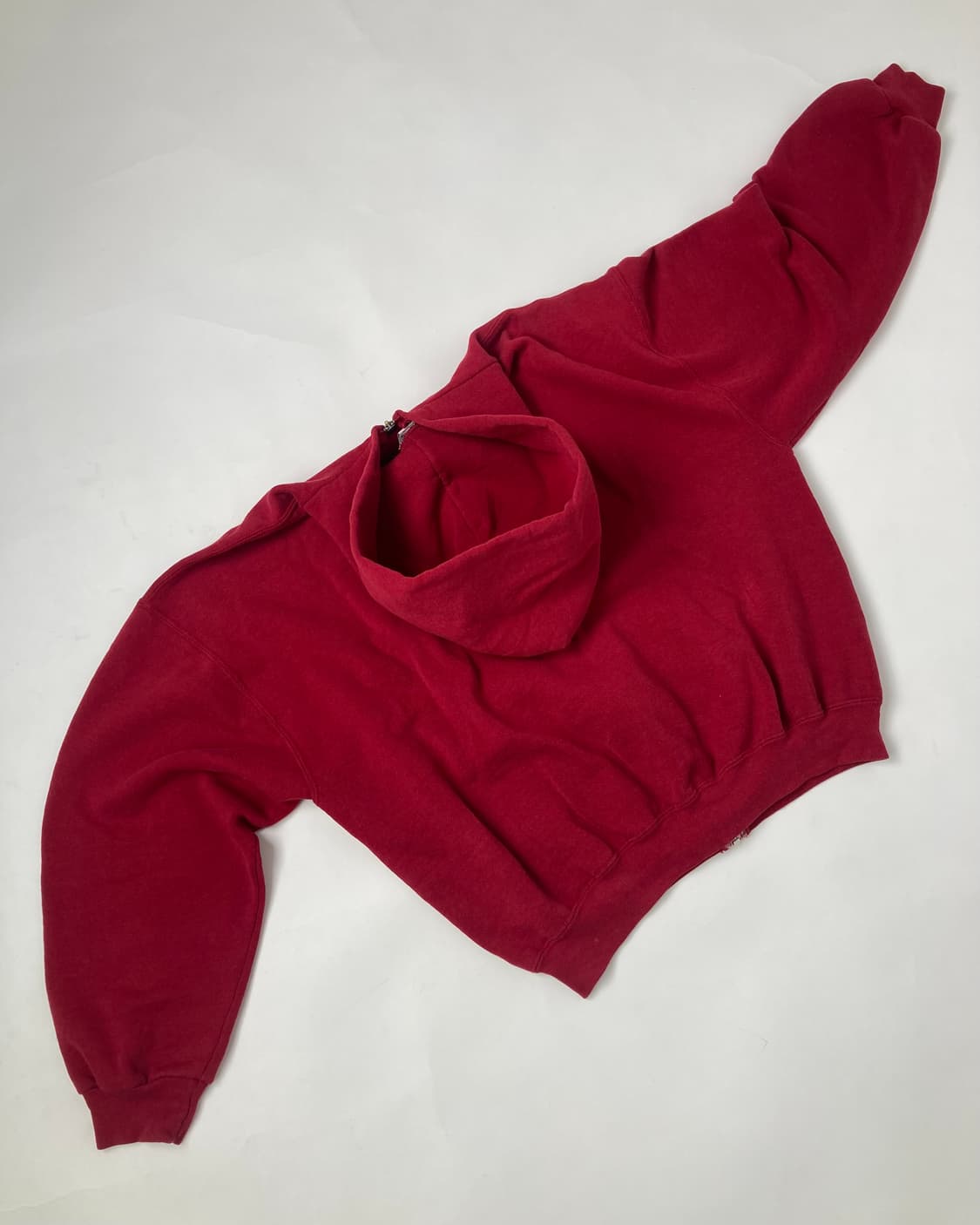 90s Russell Zip Up Hoodie (red) 상품이미지2