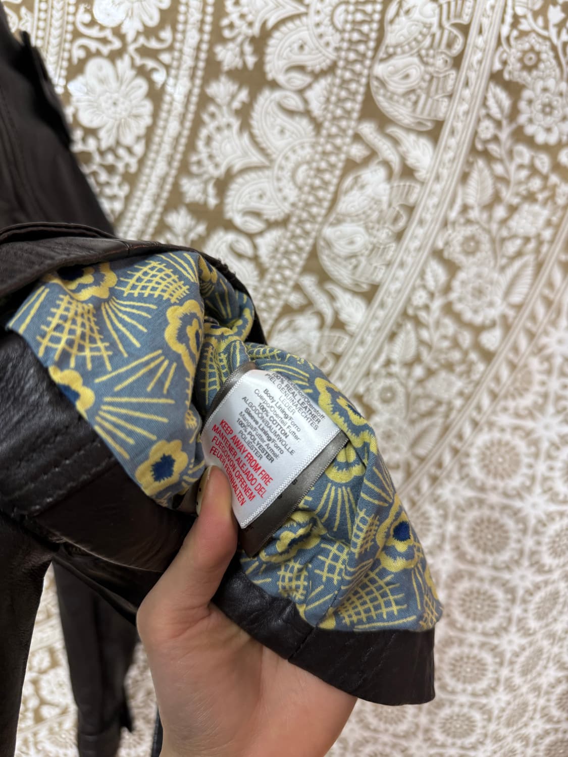 리버아일랜드 리얼가죽 더블버튼 레더자켓  상품이미지8