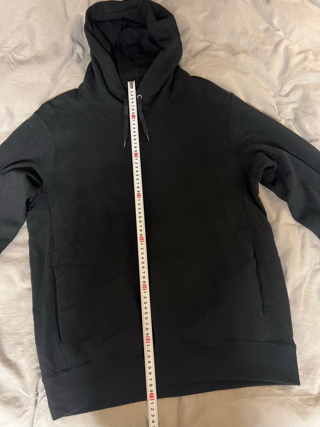 유니클로 후드 스웻 블랙 L 새제품 상품이미지5