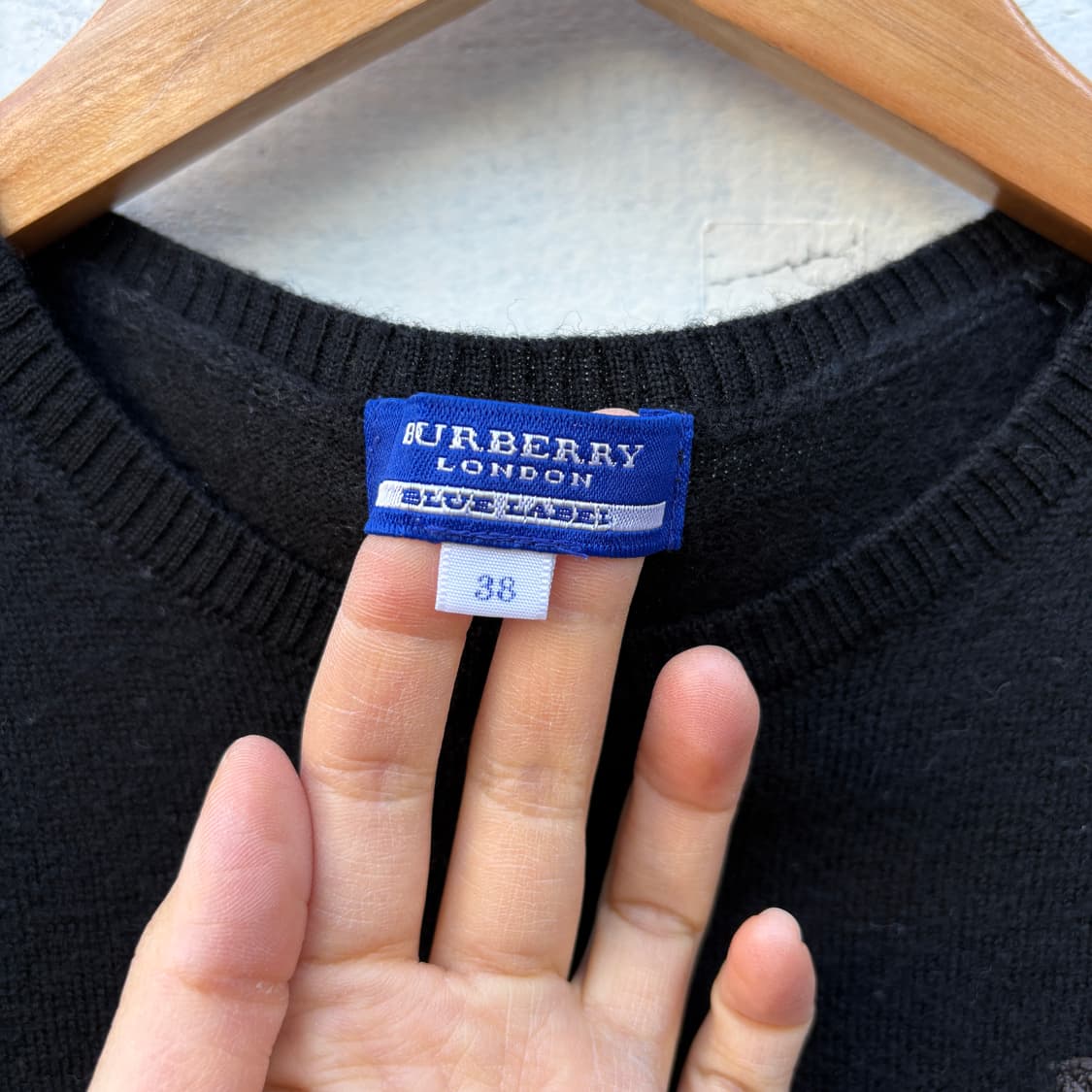 Burberry 버버리 울 반팔 니트 상품이미지3