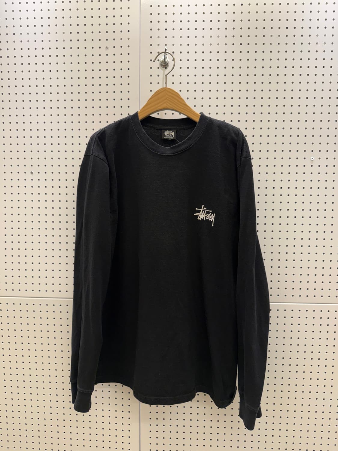스투시 베이직 롱슬리브 블랙 U1489 상품이미지2