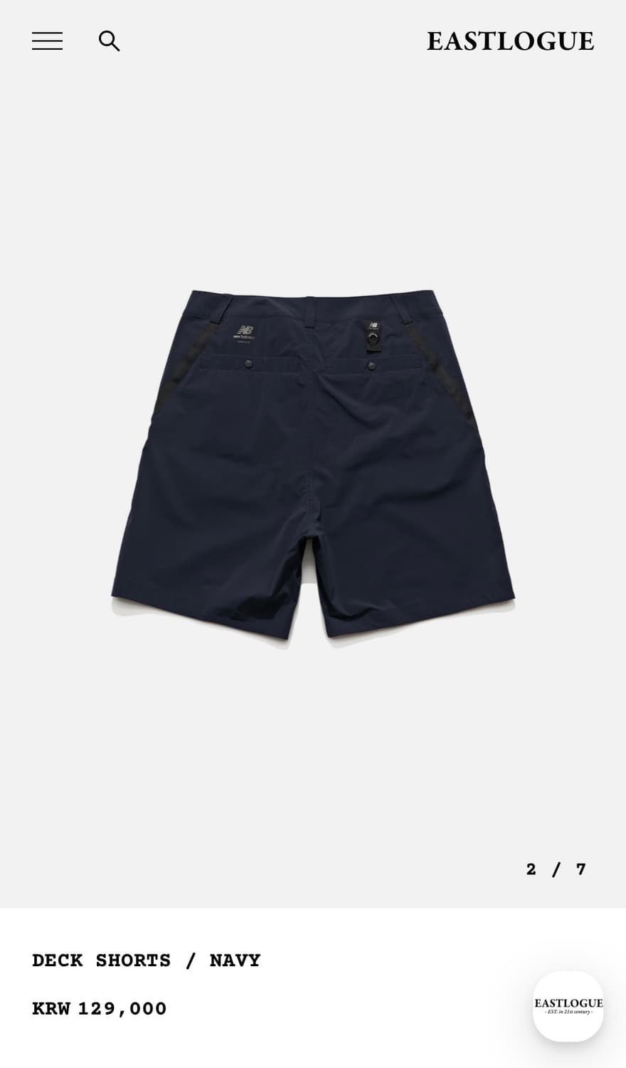 뉴발란스x이스트로그 3L 덱자켓 셋업 네이비 상품이미지5