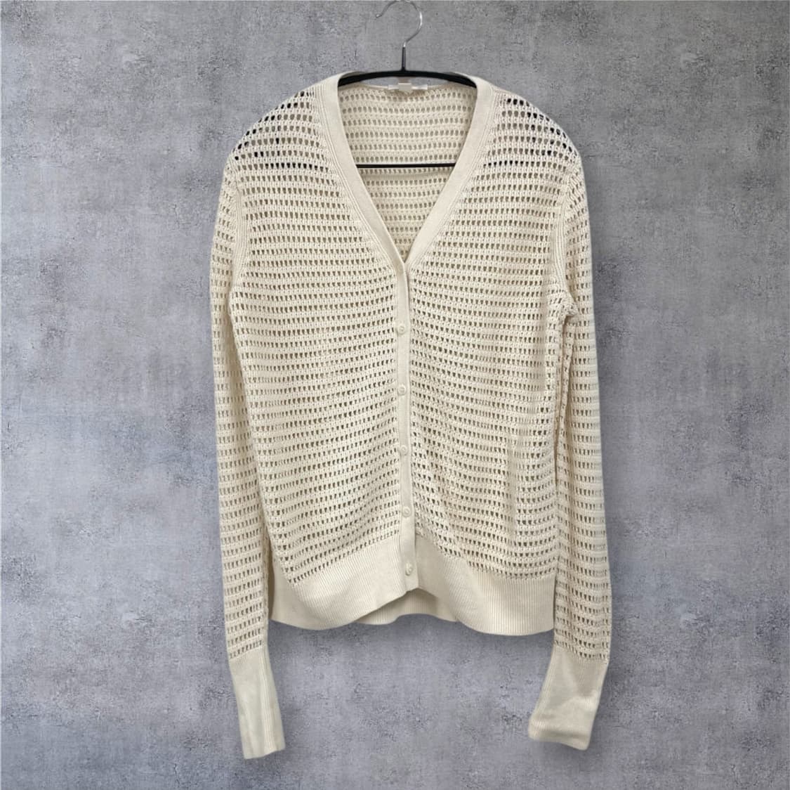 코스 COS 연베이지 페이퍼 니트 브이넥 가디건 M 상품이미지6