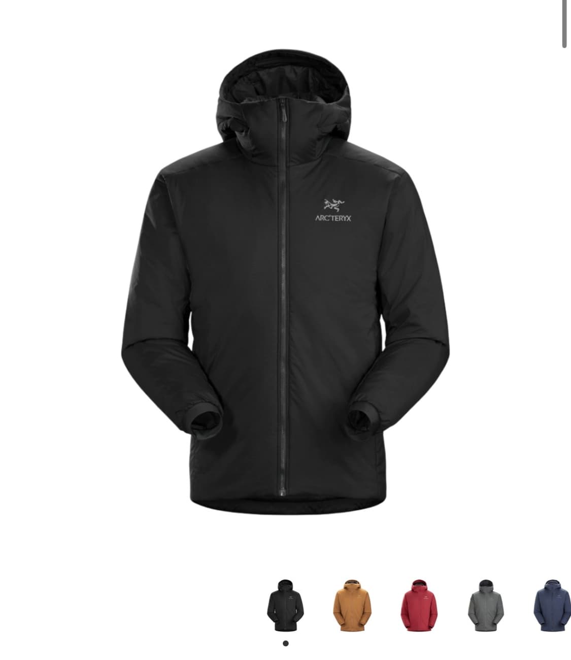 아크테릭스 아톰 ar 후디 블랙 m 삽니다 상품이미지1