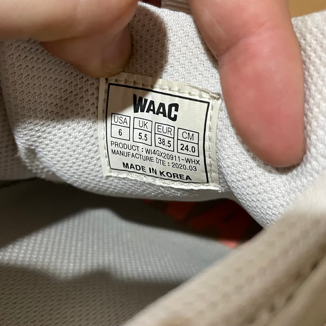 WAAC 왁 x GREEDILOUS 그리디어스 운동화 240 상품이미지9