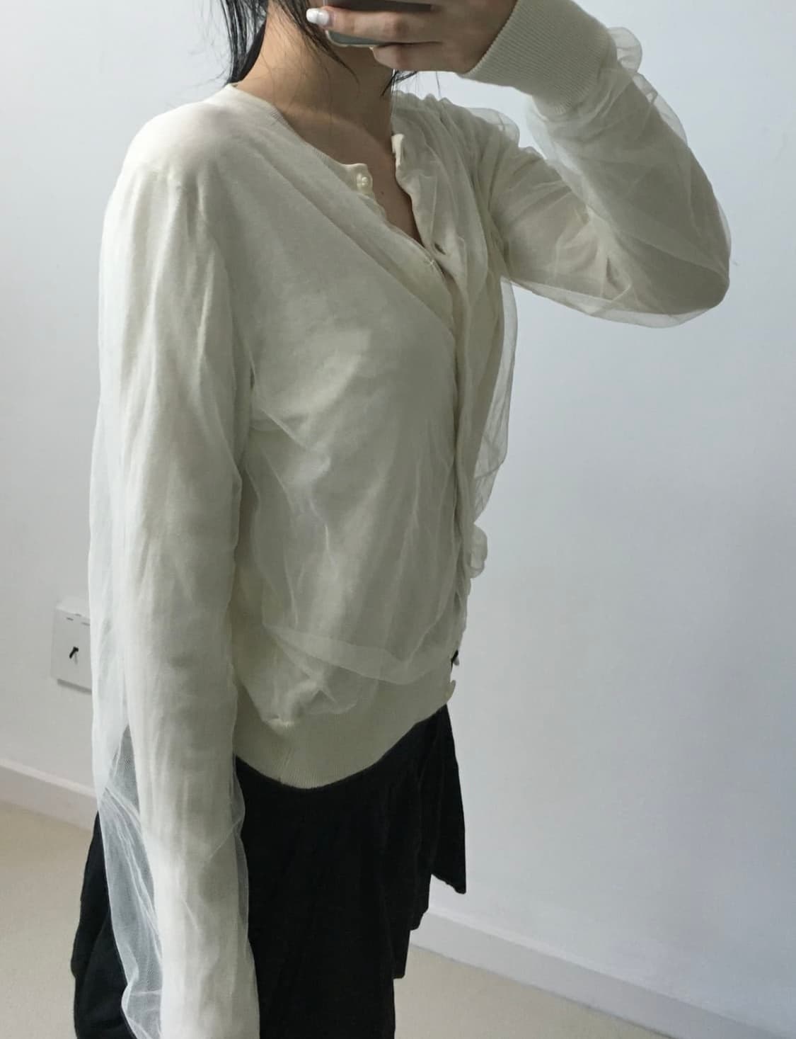 ACNE STUDIOS Chiffon Cardigan 아크네 쉬폰 가디건 상품이미지3