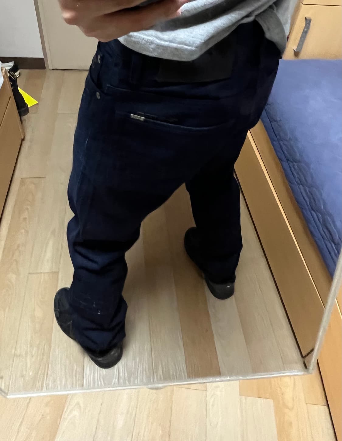 지스타로우 3301 스트레이트 인디고 블루진 상품이미지1