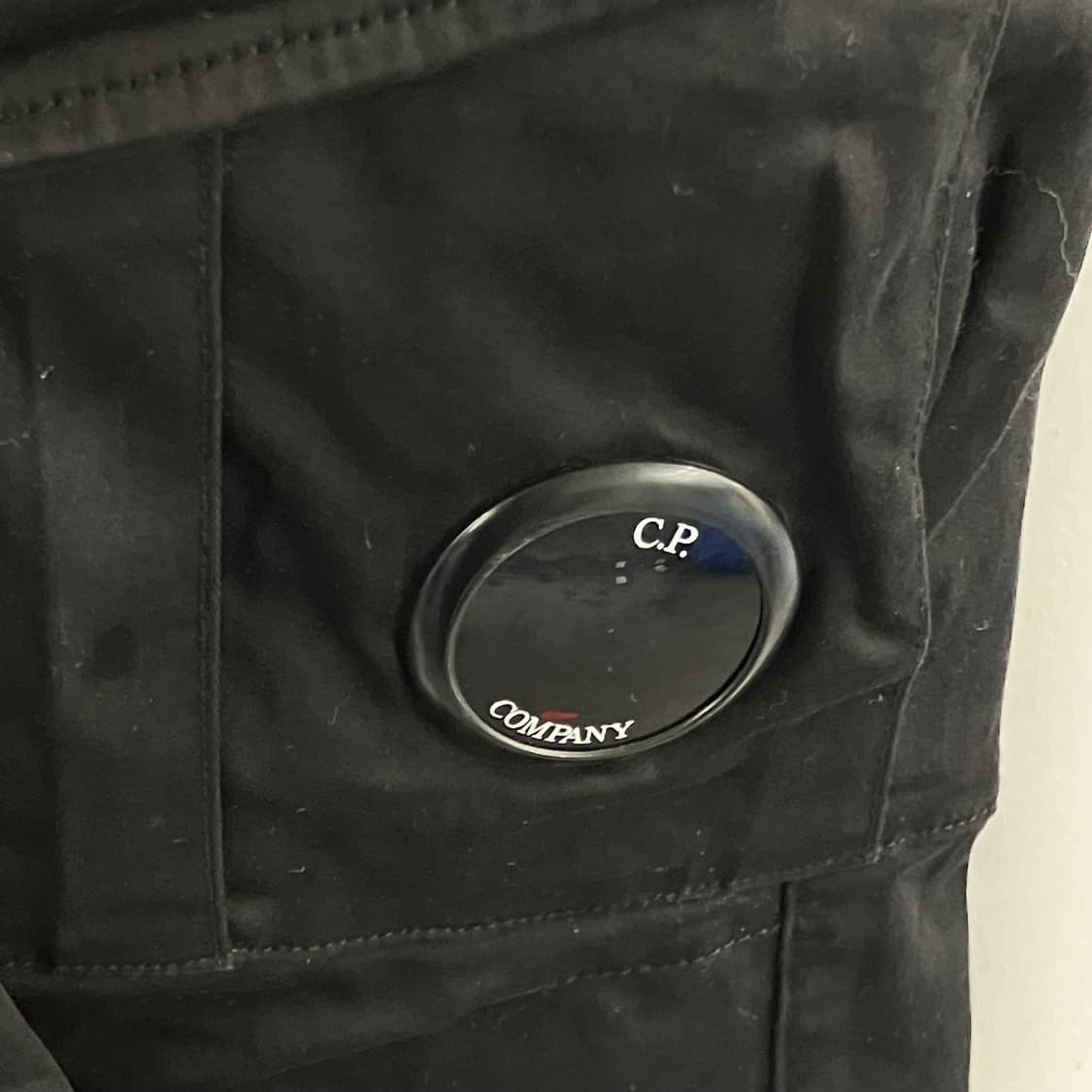 씨피컴퍼니 블랙 스트레치 사틴 카고 팬츠 46 상품이미지4