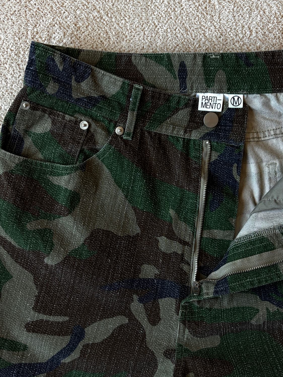 파르티멘토 디스트레스 카모플라쥬 팬츠 상품이미지4