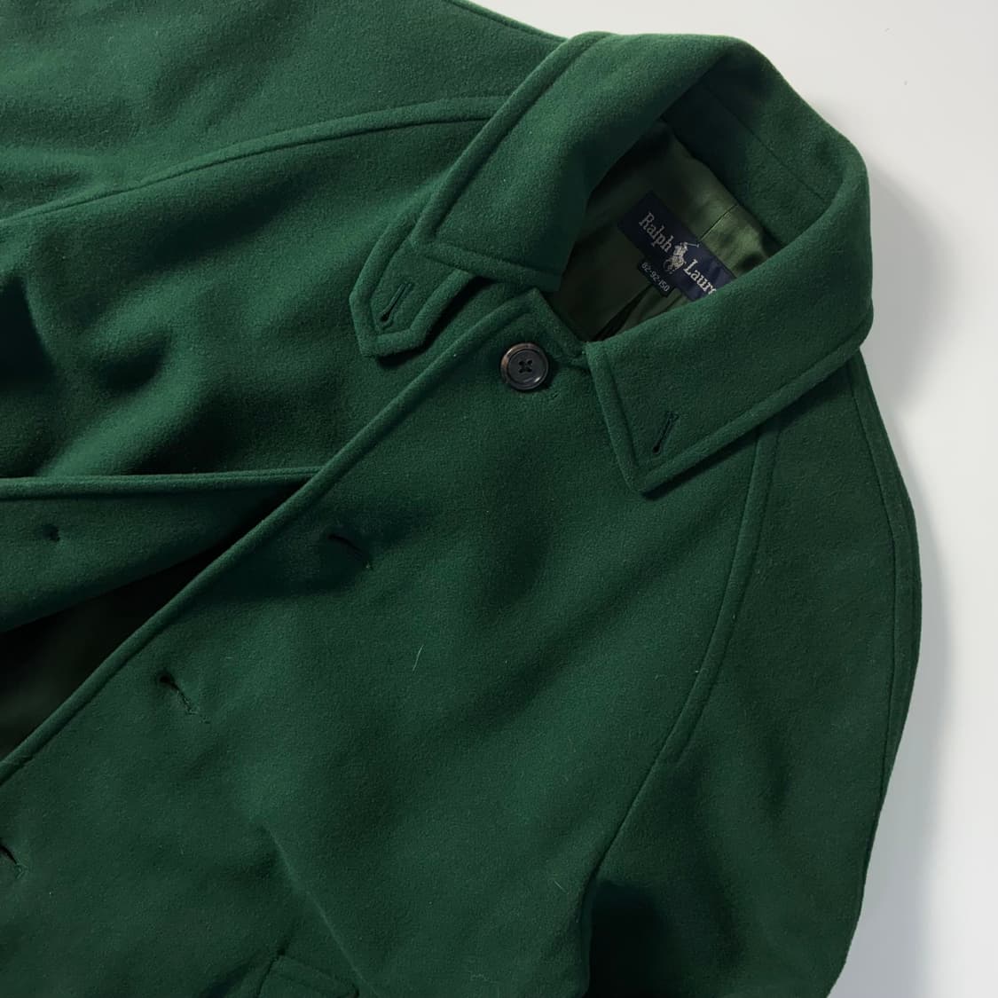 Polo  폴로 랄프로렌 울 그린 발마칸 코트  상품이미지3