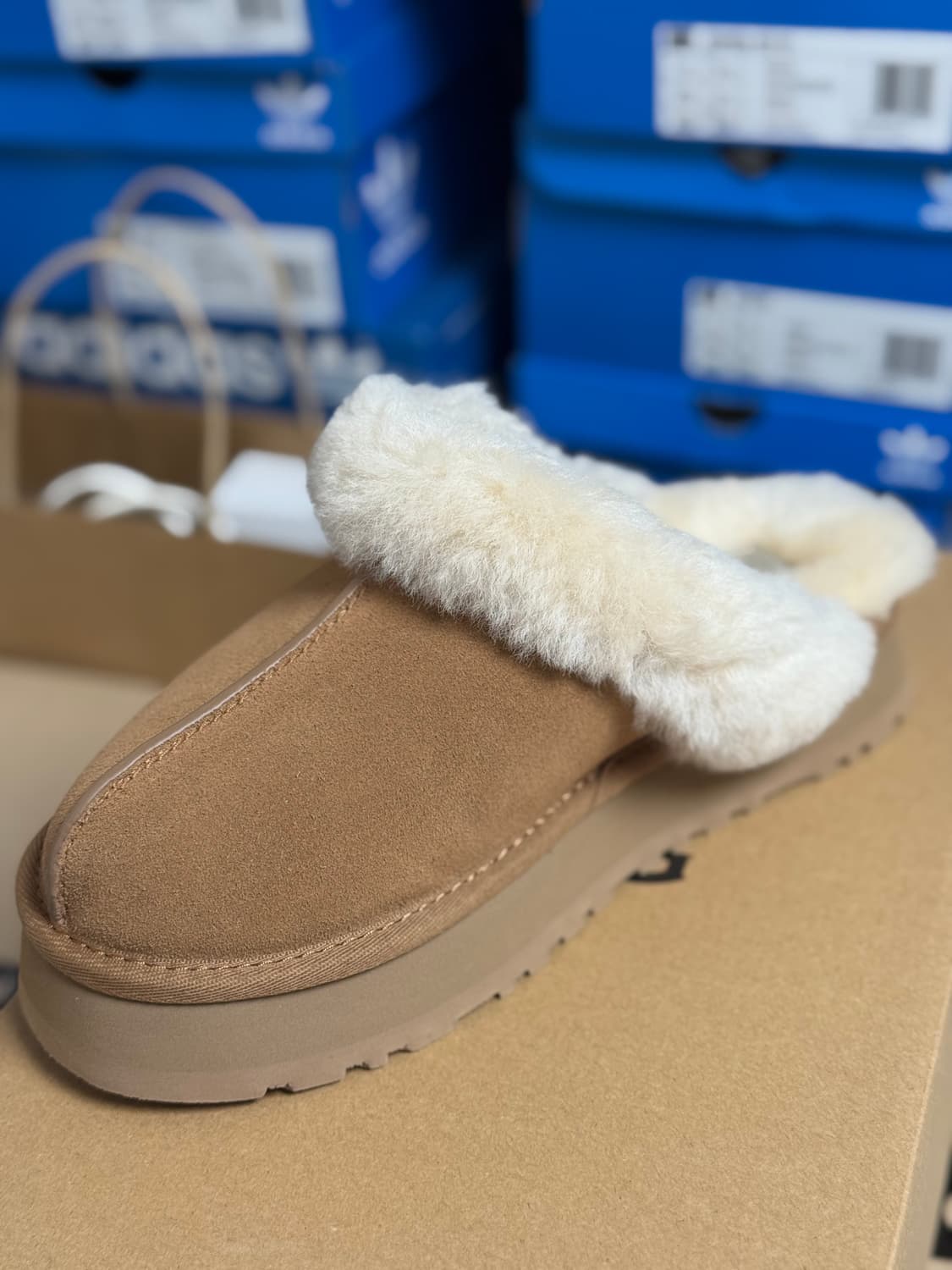 새상품)ugg 어그 디스케트 플랫폼 슬리퍼 상품이미지3