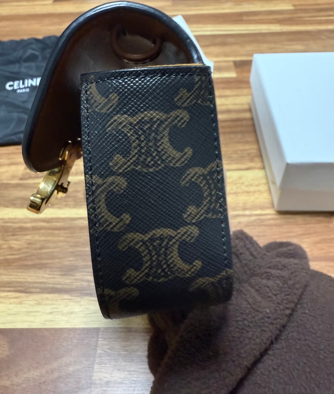 셀린느 미니 클로드 트리오페 탄✨ 상품이미지5