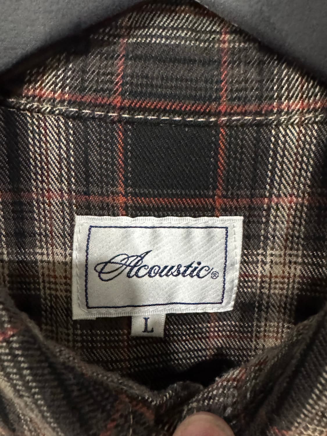 Acoustic 어쿠스틱 인디언스컬 체크 웨스턴셔츠  상품이미지6