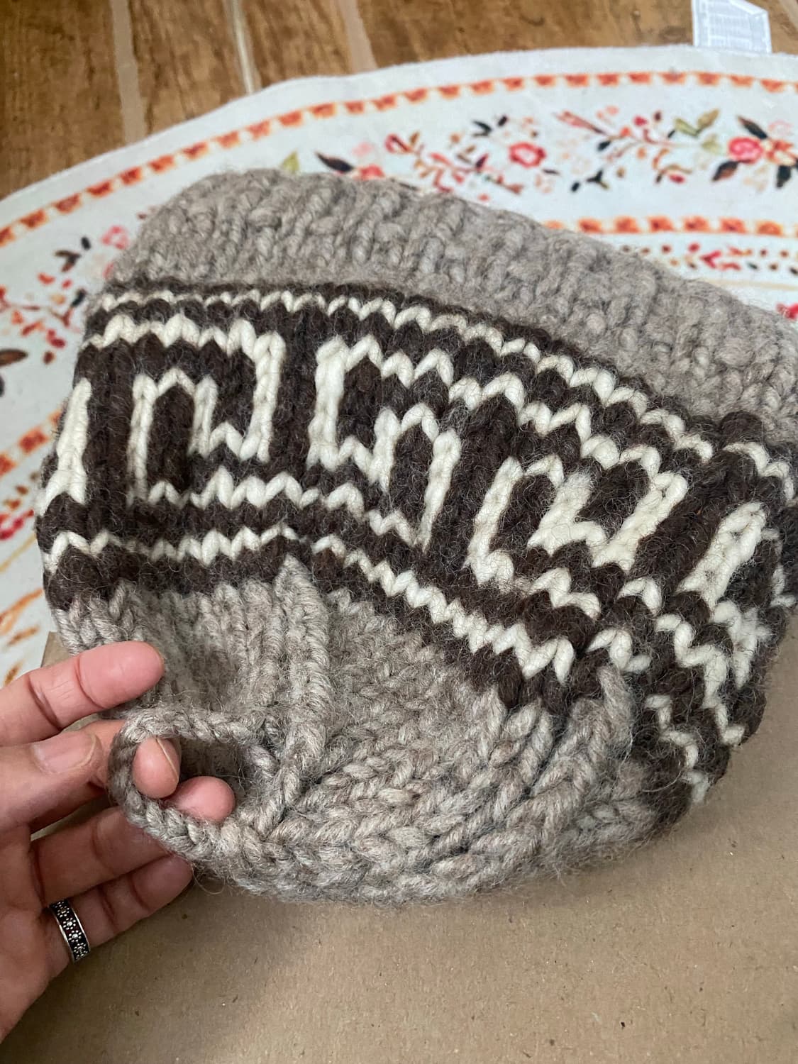 니트 털모자 상품이미지2