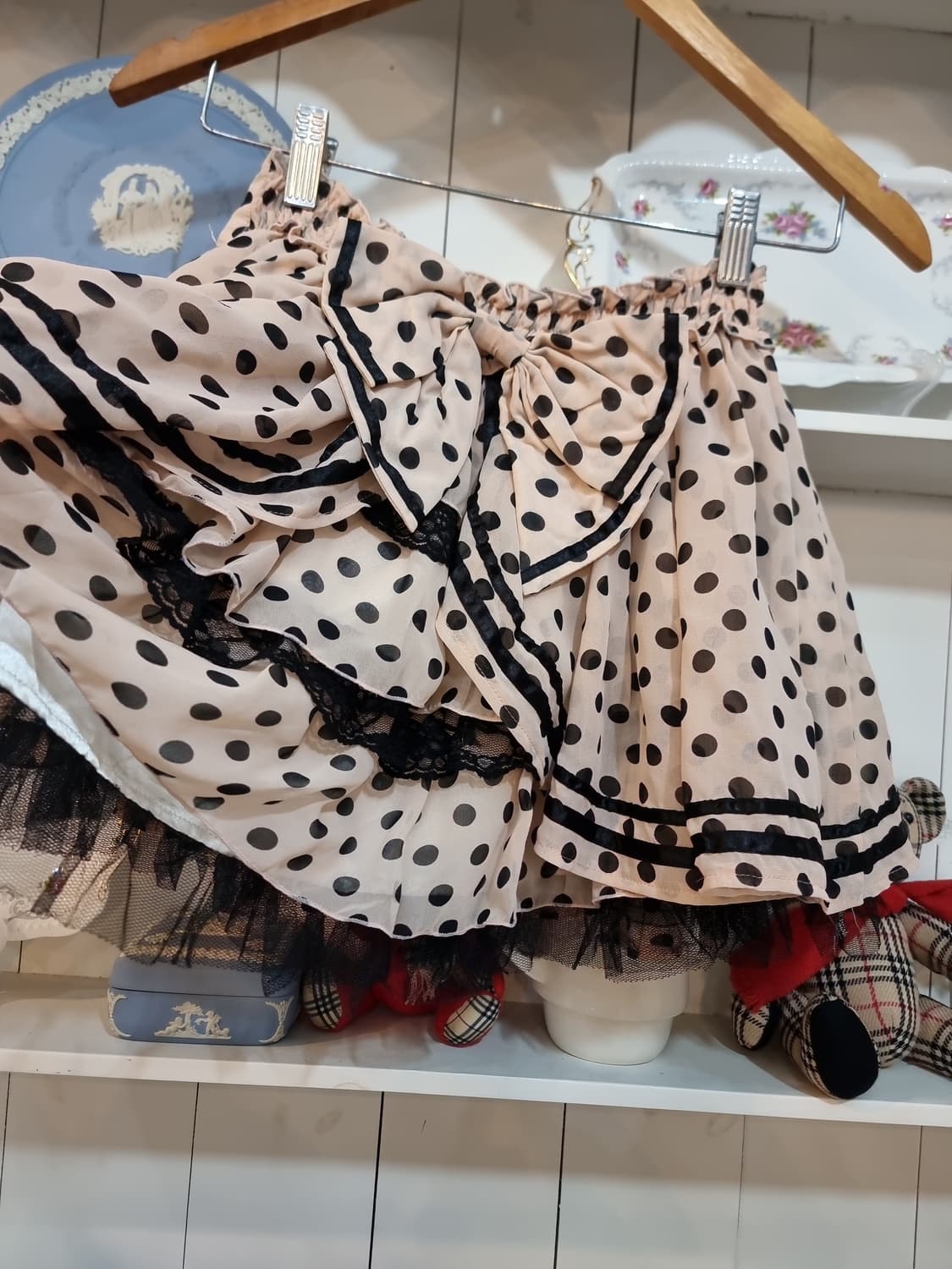 Tralala트랄라라치마 도트 캉캉 튤 미니 스커트 상품이미지6