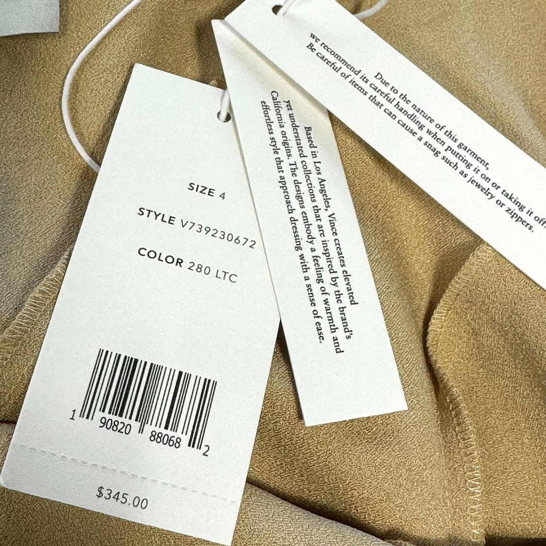 빈스 플리츠 패널 언발 미디 스커트 [새상품] 상품이미지6