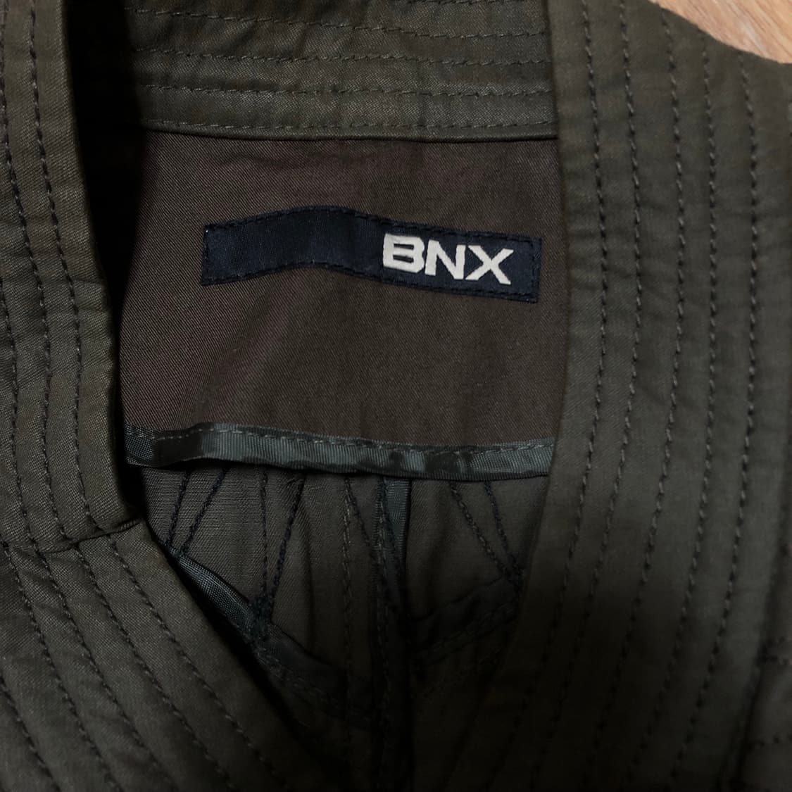 bnx 카키 골드 버튼 스티치 나폴레옹 자켓 빈티지 상품이미지4