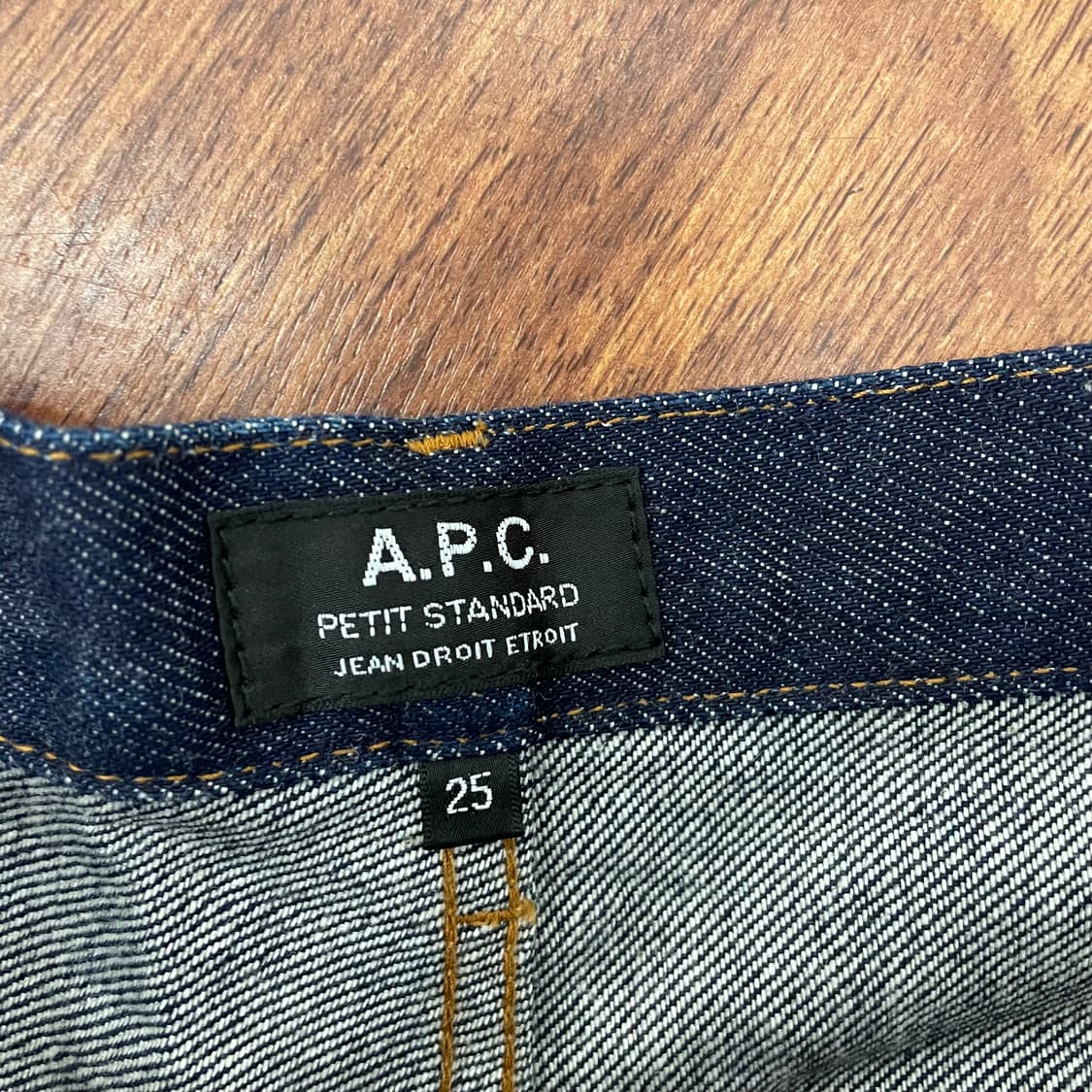 아페쎄 쁘띠스탠다드 셀비지 데님팬츠 상품이미지3