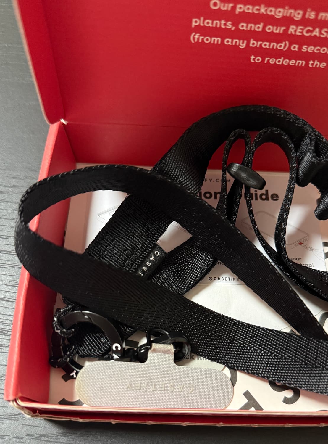 CASETiFY 케이스티파이 유틸리티 크로스바디 스트랩 블랙 상품이미지4