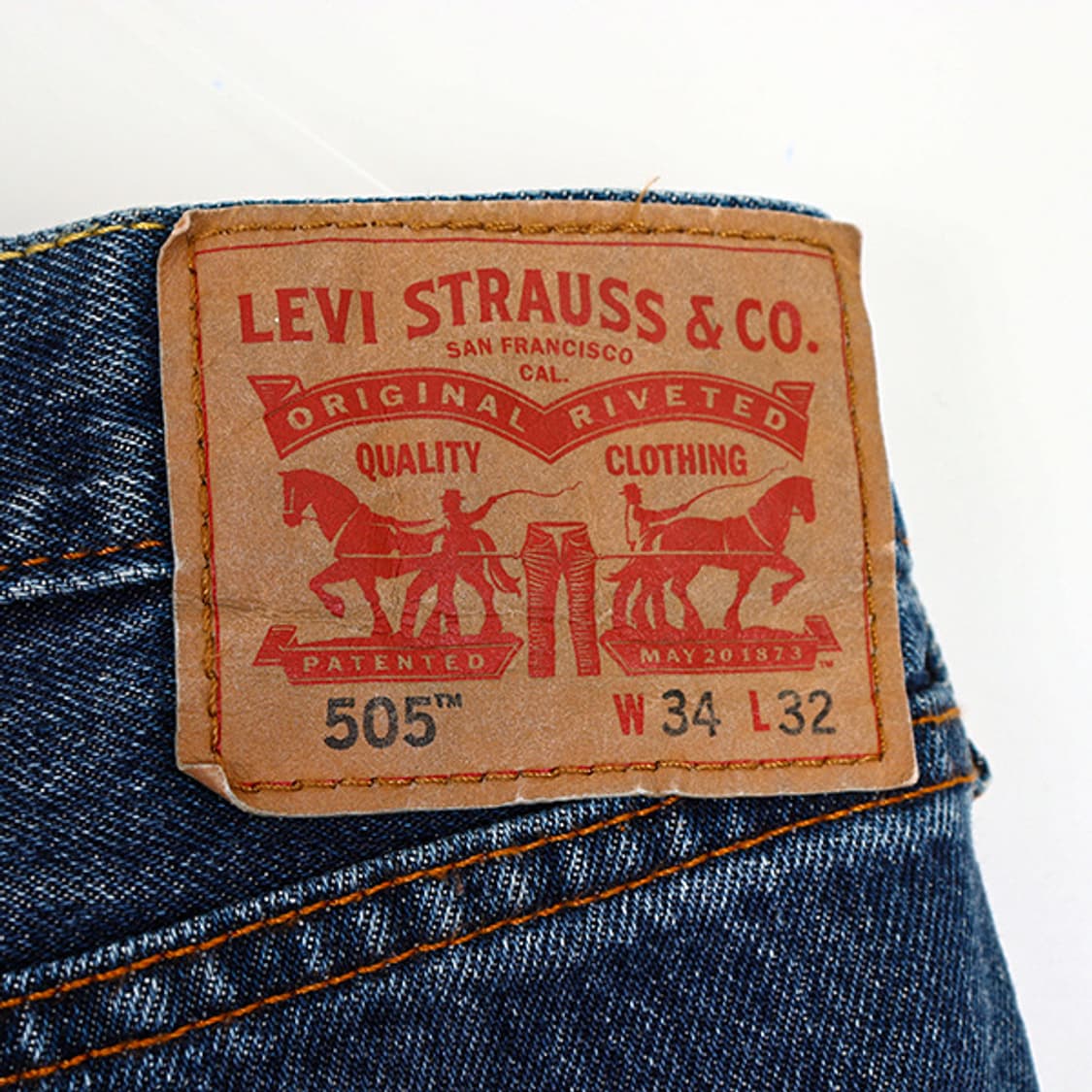 리바이스 505 데님 진 (34) MBT259 상품이미지6