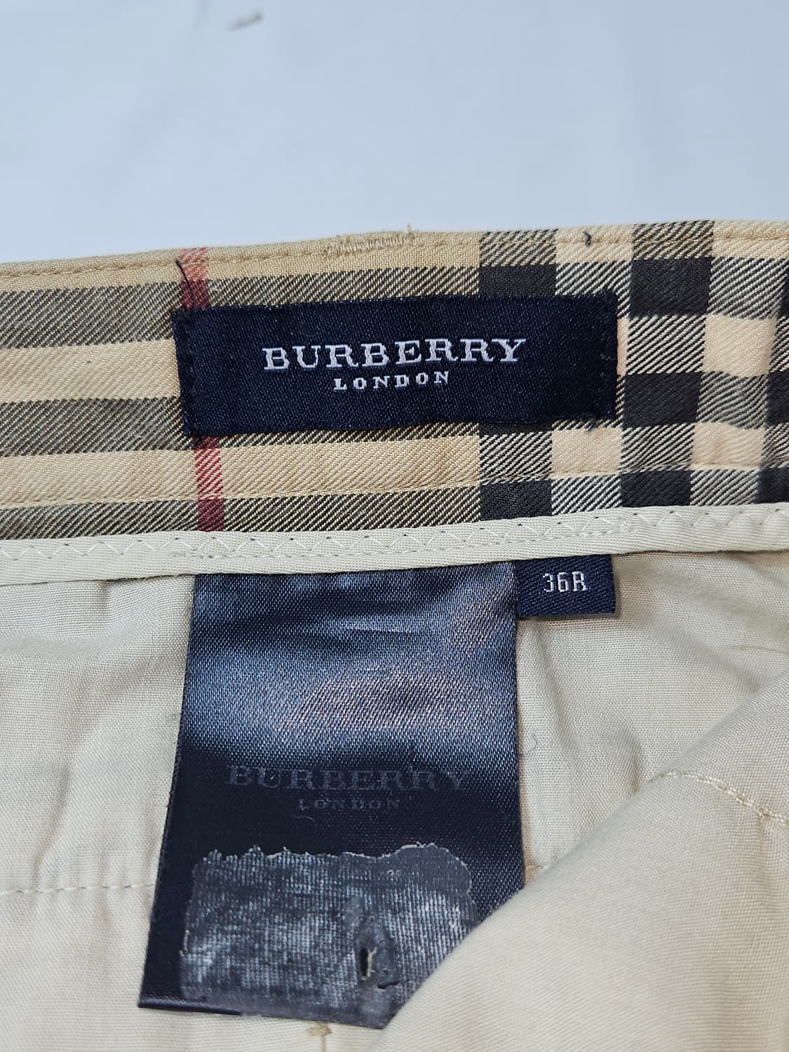 버버리 BURBERRY 노바체크 반바지 5부 팬츠 36R (정품) 상품이미지4