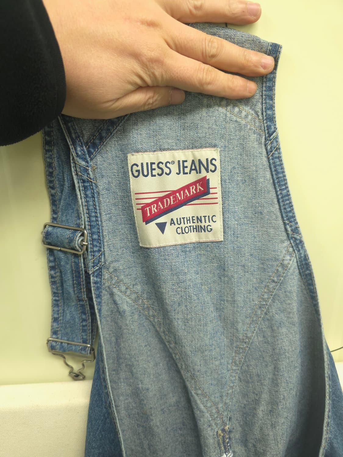 90s GUESS Vintage Denim Overalls 상품이미지6