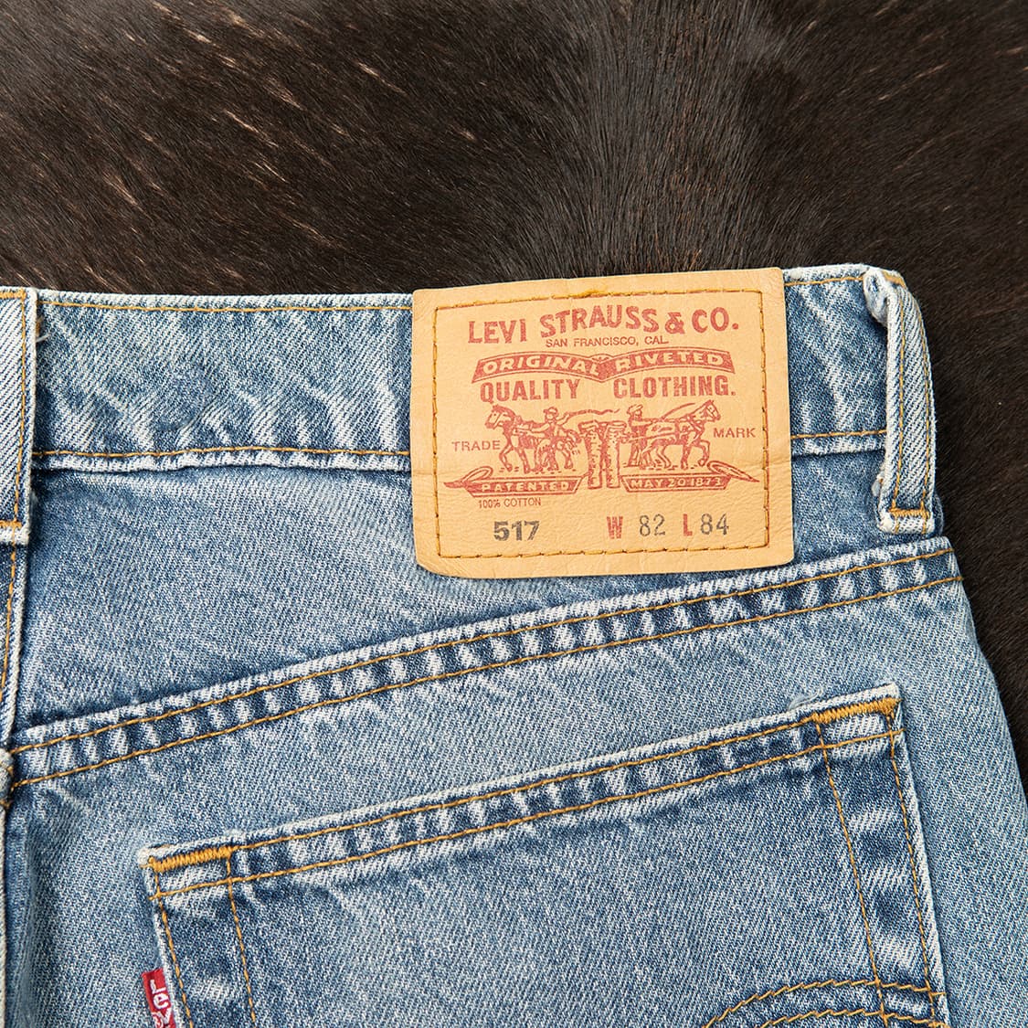 [31] 90s~ 리바이스 코리아메이드 517 부츠컷 데님팬츠  상품이미지6