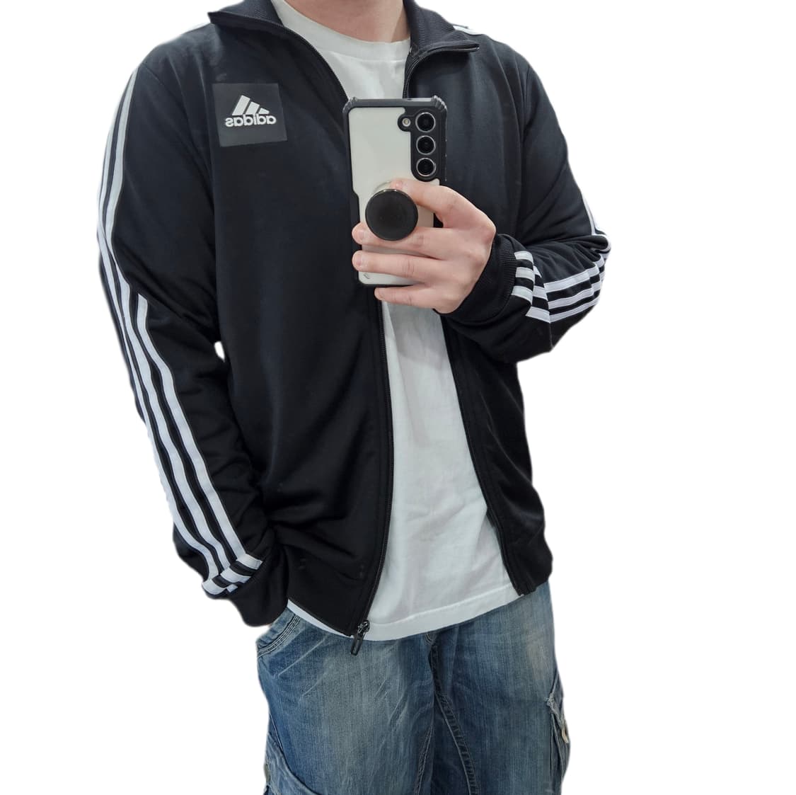 M 95 아디다스 져지 검흰 블랙 상품이미지1