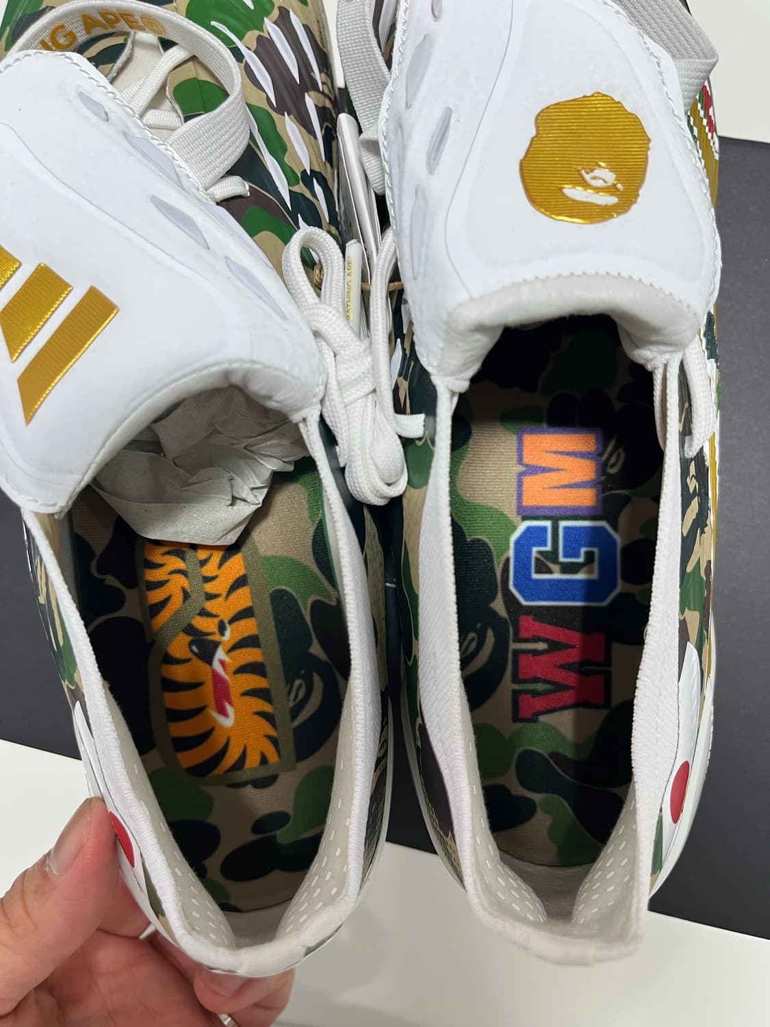 아디다스 X 베이프 프레데터 엘리트 카모 그린 FG (새제품) 상품이미지9