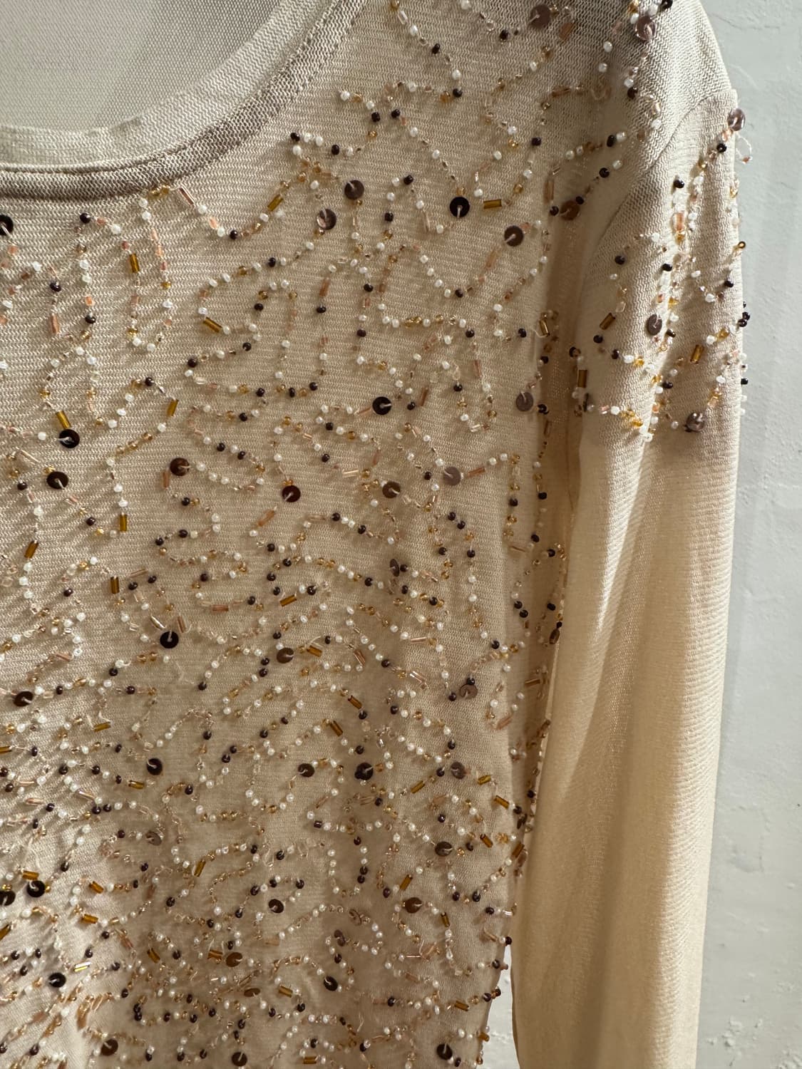 JP) Beads long sleeve 상품이미지2