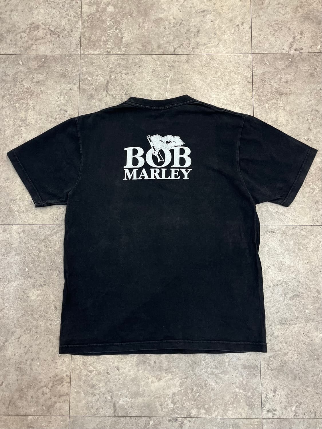 밥말리 프린팅 반팔티 블랙 M #csz3792 상품이미지8