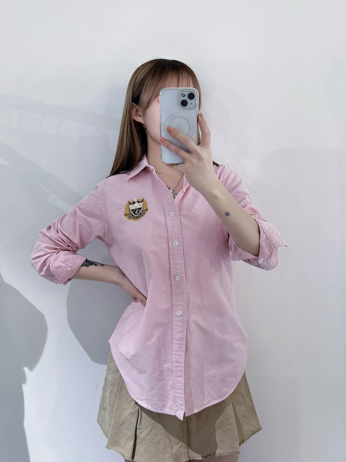 폴로랄프로렌 더스트핑크 셔츠 상품이미지1