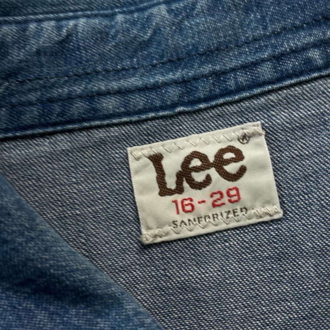 95 LEE 일본판 데님 셔츠  상품이미지3