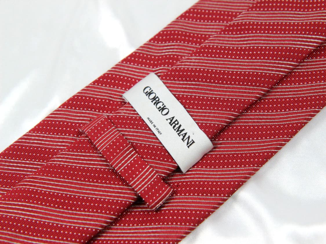 알마니 9.2cm B+등급 남자 명품 넥타이 상품이미지3