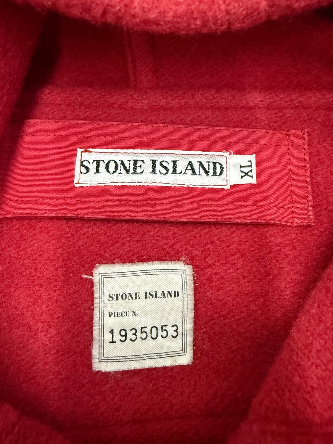 스톤아일랜드 90A/W MONTGOMERY COAT - RED 상품이미지4