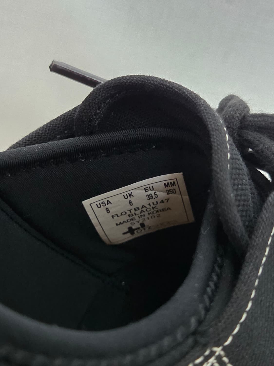 오찌 OTZ 3300 하이 캔버스 블랙 상품이미지4