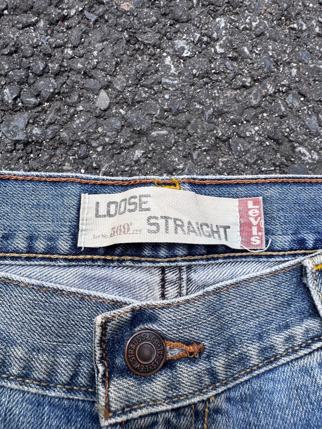 리바이스 569 더티 페이딩 루즈핏 데님팬츠  상품이미지6