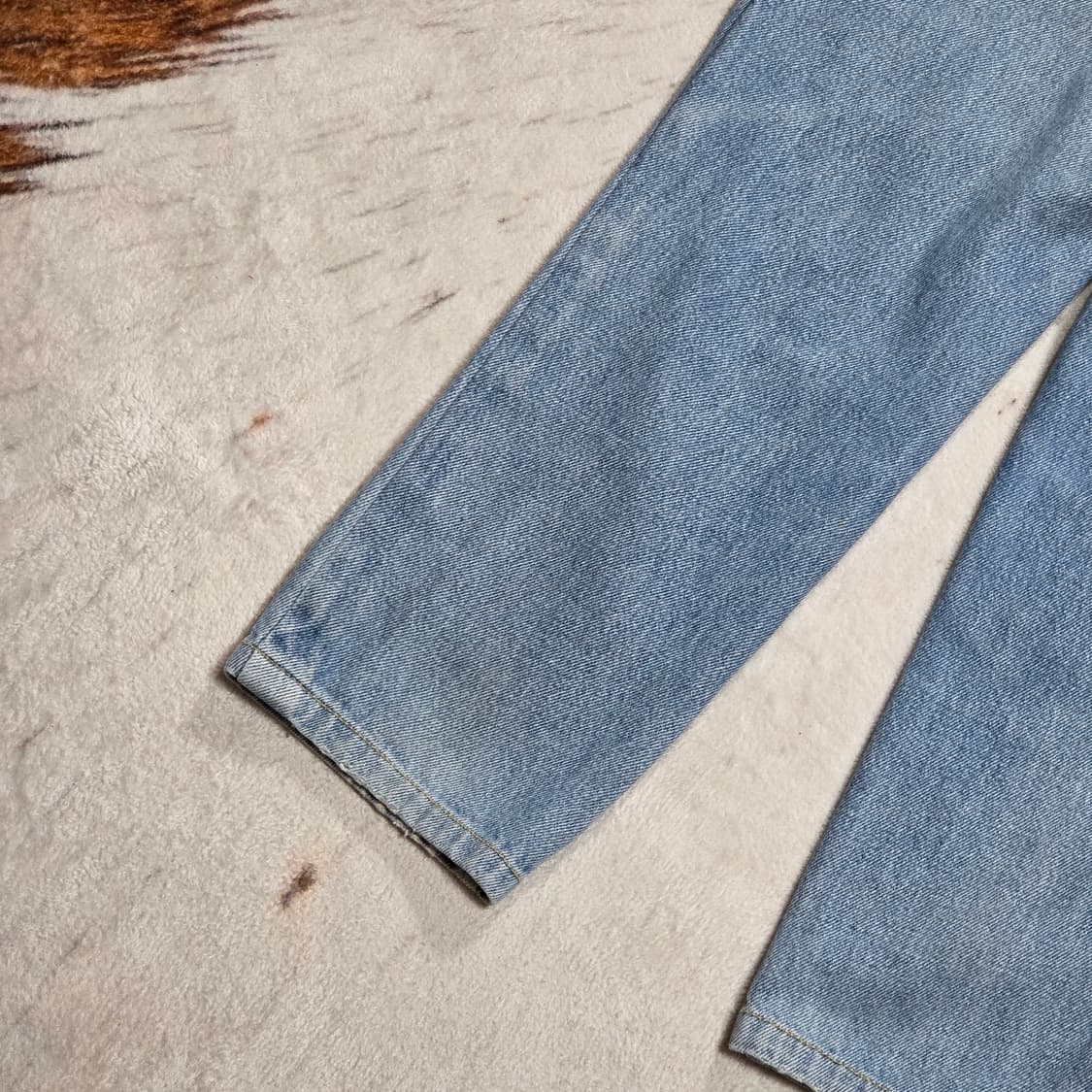 빈티지 게스 연청 데님팬츠 상품이미지3