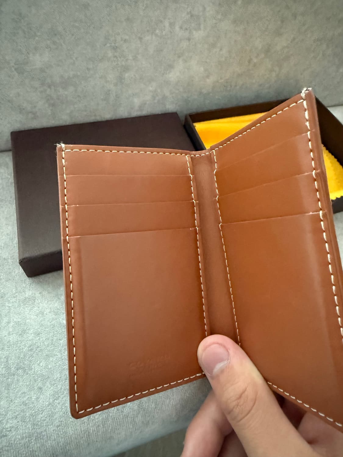 고야드 생피에르 오거나이저 카드지갑 블랙탄 상품이미지2