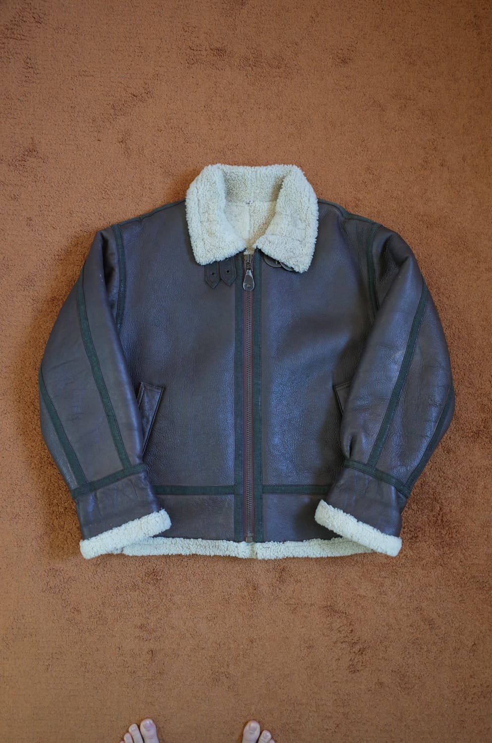 B-3 양가죽 무스탕 자켓 상품이미지1