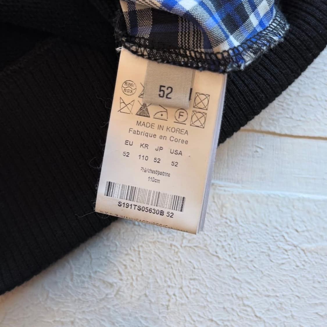 솔리드 옴므 체크 슬리브 레이어드 상품이미지7