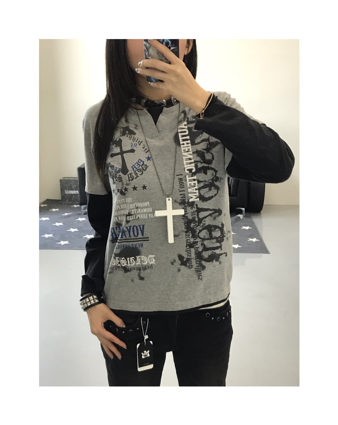 Jpn Y2k GraphicLong Sleeve T-Shirts 상품이미지1