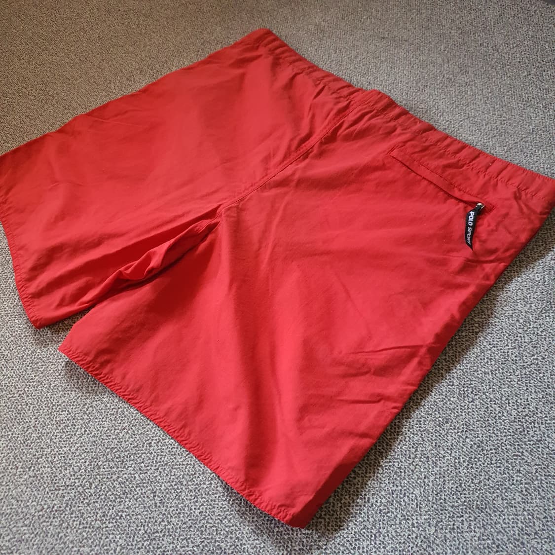 90s 폴로 스포츠 레드색 스윔 쇼츠 상품이미지9