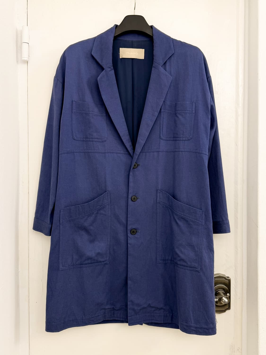 Unsqueaky Rayon Blend Work Coat 상품이미지3